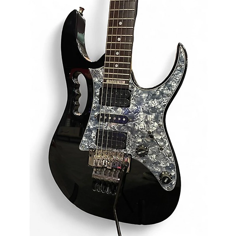 Used Ibanez JEM555 Steve Vai Signature Black Solid Body Electric Guitar