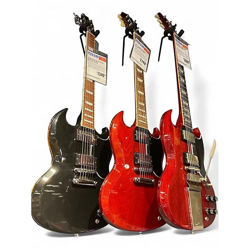 Used Gibson SG Cherry Solid Body Electric Guitar