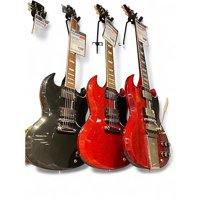 Used Gibson SG Cherry Solid Body Electric Guitar