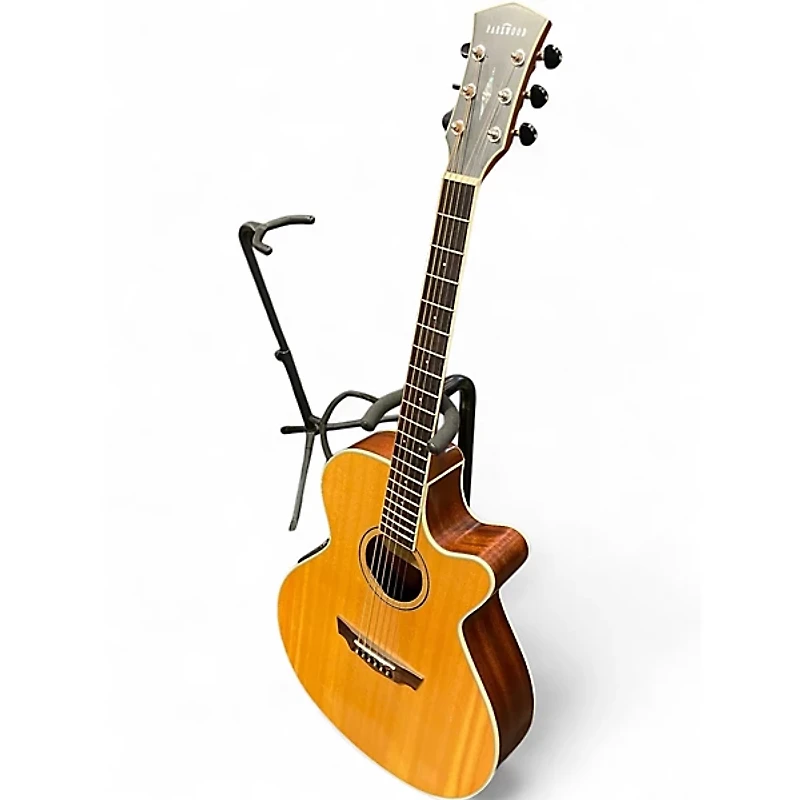 Used Parkwood PW370M Natural Acoustic Electric Guitar
