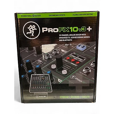 Used Mackie PROFX10 v3 + Unpowered Mixer