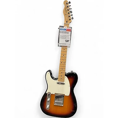 Used Fender Player Telecaster 2 Tone Sunburst Solid Body Electric Guitar