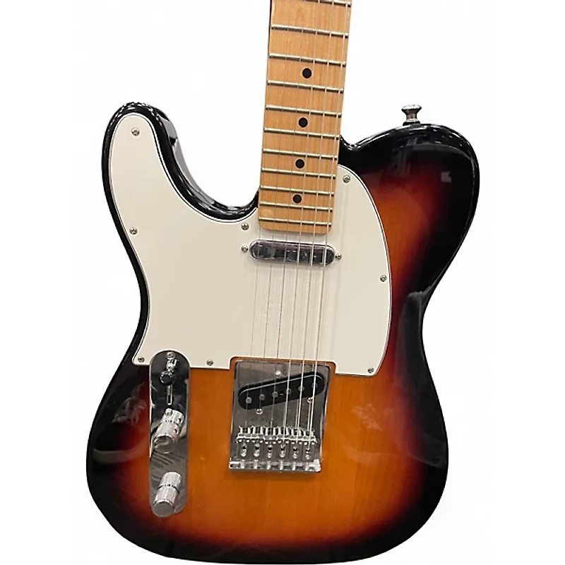 Used Fender Player Telecaster 2 Tone Sunburst Solid Body Electric Guitar
