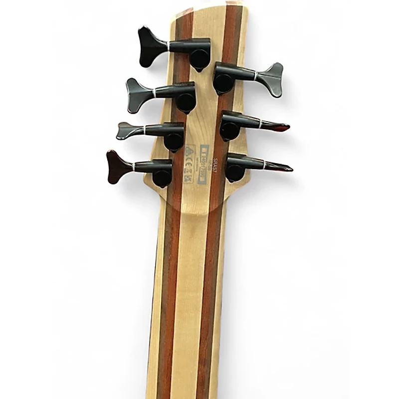 Used Ibanez SRAS7 Cosmic Blue Starburst Electric Bass Guitar