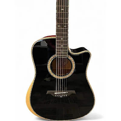 Used B.C. Rich PROPHECY  Black Acoustic Electric Guitar