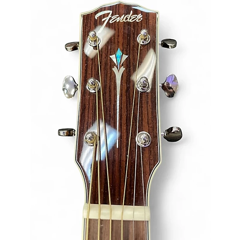 Used Fender Paramount PM-1 Standard Dreadnought Natural Acoustic Electric Guitar