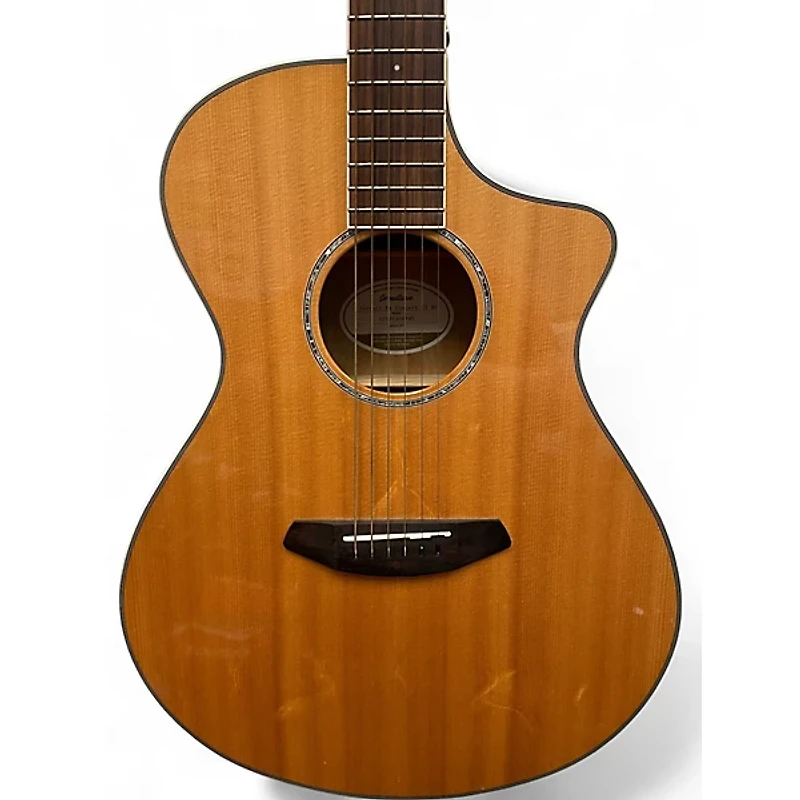 Used Breedlove Pursuit EX Concert CE Natural Acoustic Electric Guitar