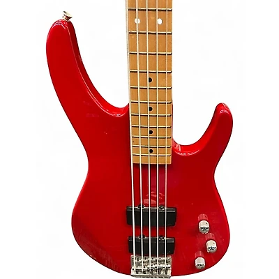 Used Peavey FOUNDATION Candy Apple Red Electric Bass Guitar