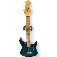 Used Sterling by Music Man jp150 Cerulean Blue Solid Body Electric Guitar
