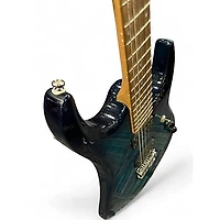 Used Sterling by Music Man jp150 Cerulean Blue Solid Body Electric Guitar