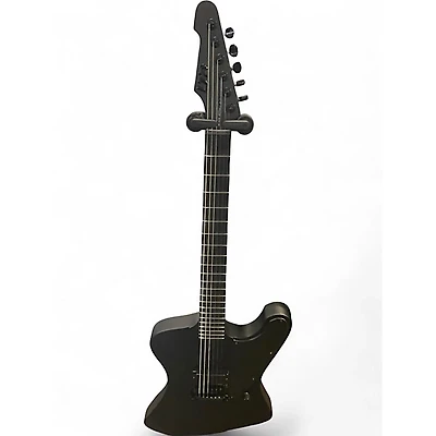 Used ESP LTD Black Metal phoenix  Black Solid Body Electric Guitar