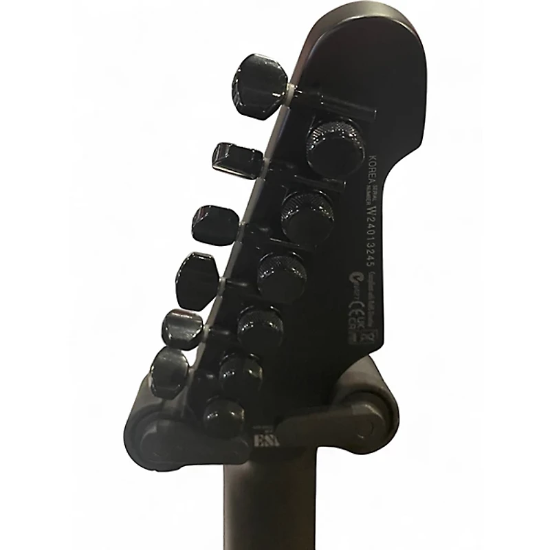 Used ESP LTD Black Metal phoenix  Black Solid Body Electric Guitar