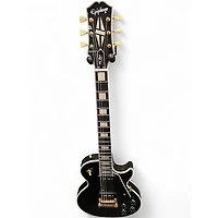 Used Epiphone LES PAUL CUSTOM P90 Black Solid Body Electric Guitar