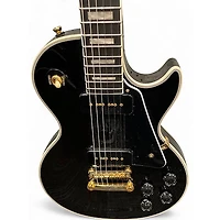 Used Epiphone LES PAUL CUSTOM P90 Black Solid Body Electric Guitar