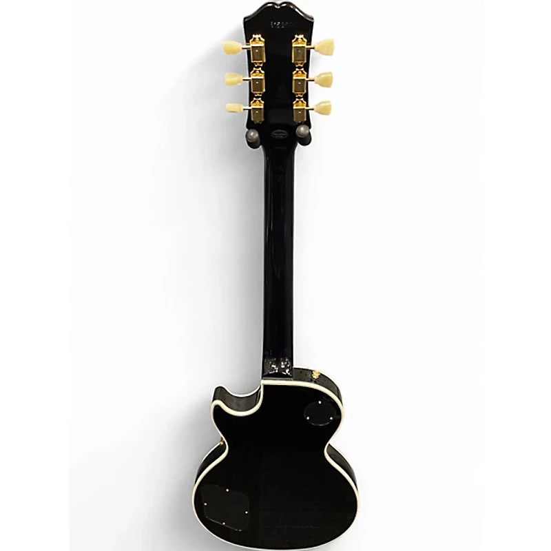 Used Epiphone LES PAUL CUSTOM P90 Black Solid Body Electric Guitar