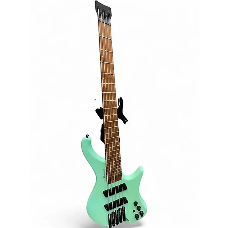 Used Ibanez EHB1005MS Seafoam Green Electric Bass Guitar