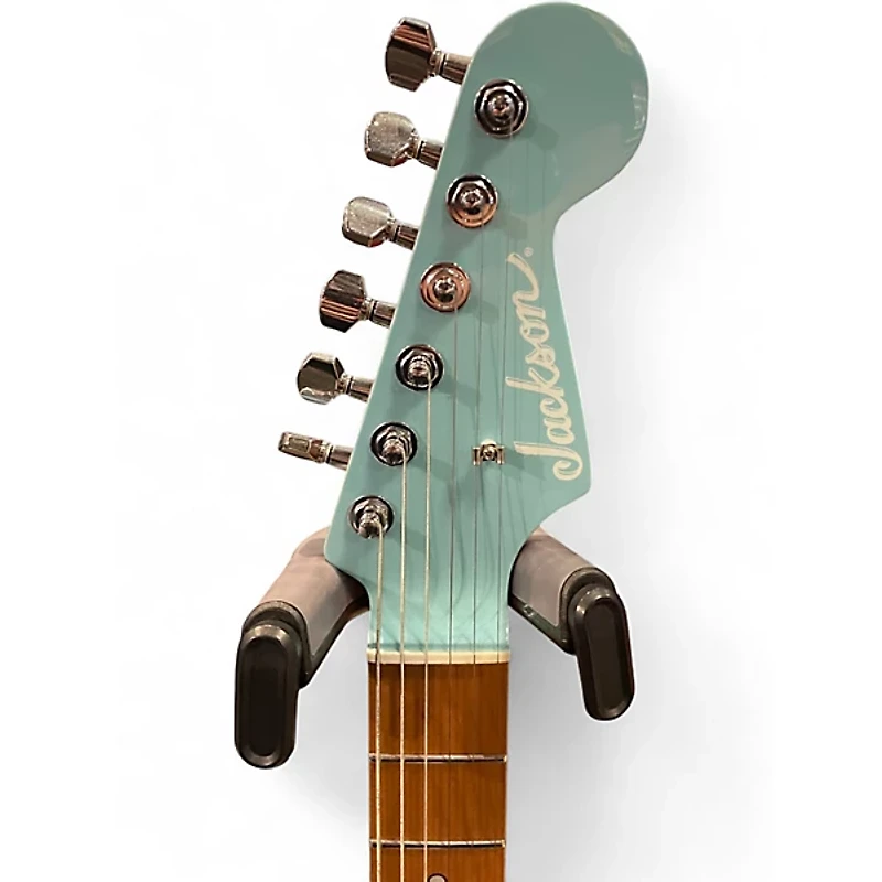 Used Jackson MJ Series Signature Misha Mansoor So-Cal 2PT Daphne Blue Solid Body Electric Guitar