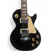 Used 2008 Gibson Les Paul Traditional Black Solid Body Electric Guitar