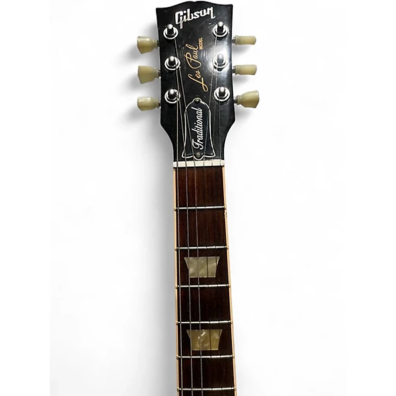Used 2008 Gibson Les Paul Traditional Black Solid Body Electric Guitar
