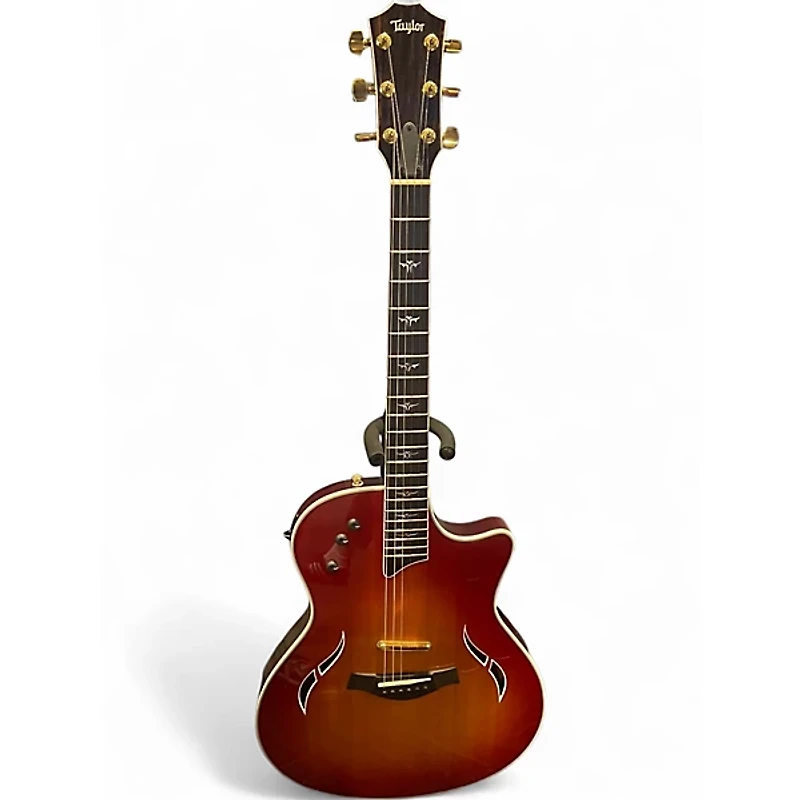 Used Taylor T5C1 Cherry Sunburst Hollow Body Electric Guitar