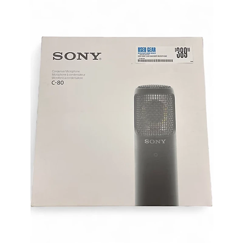 Used Sony C-80 Condenser Microphone