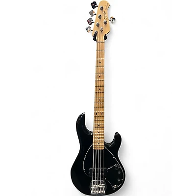 Used Sterling by Music Man Stingray Black Electric Bass Guitar