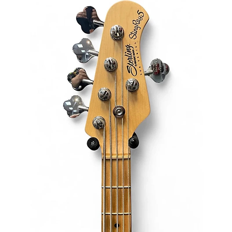 Used Sterling by Music Man Stingray Black Electric Bass Guitar