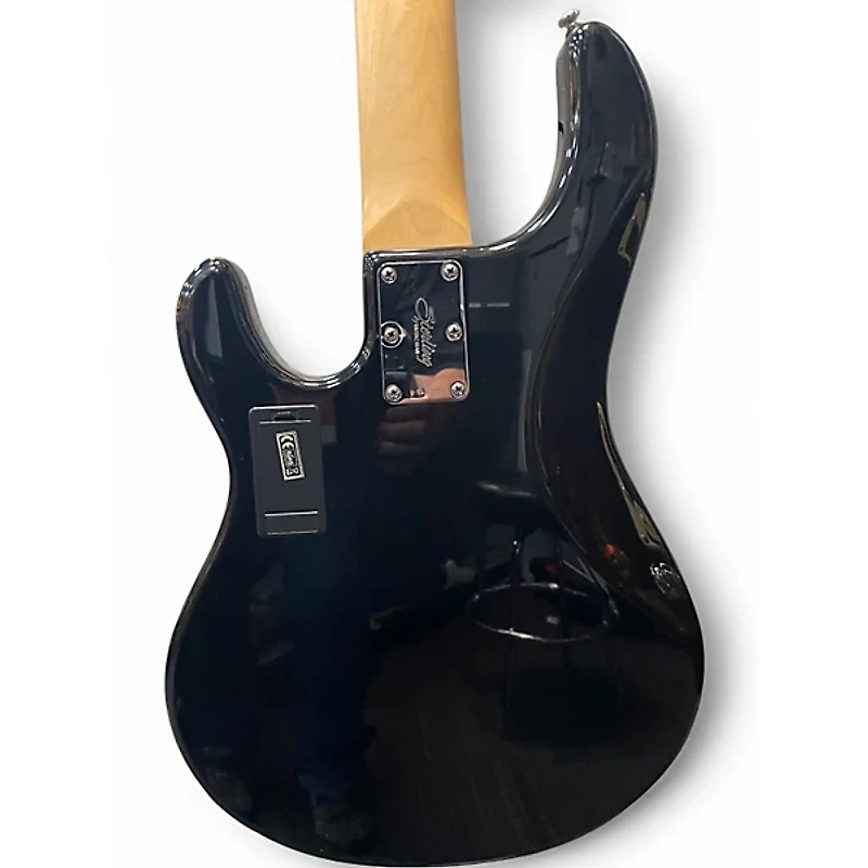 Used Sterling by Music Man Stingray Black Electric Bass Guitar