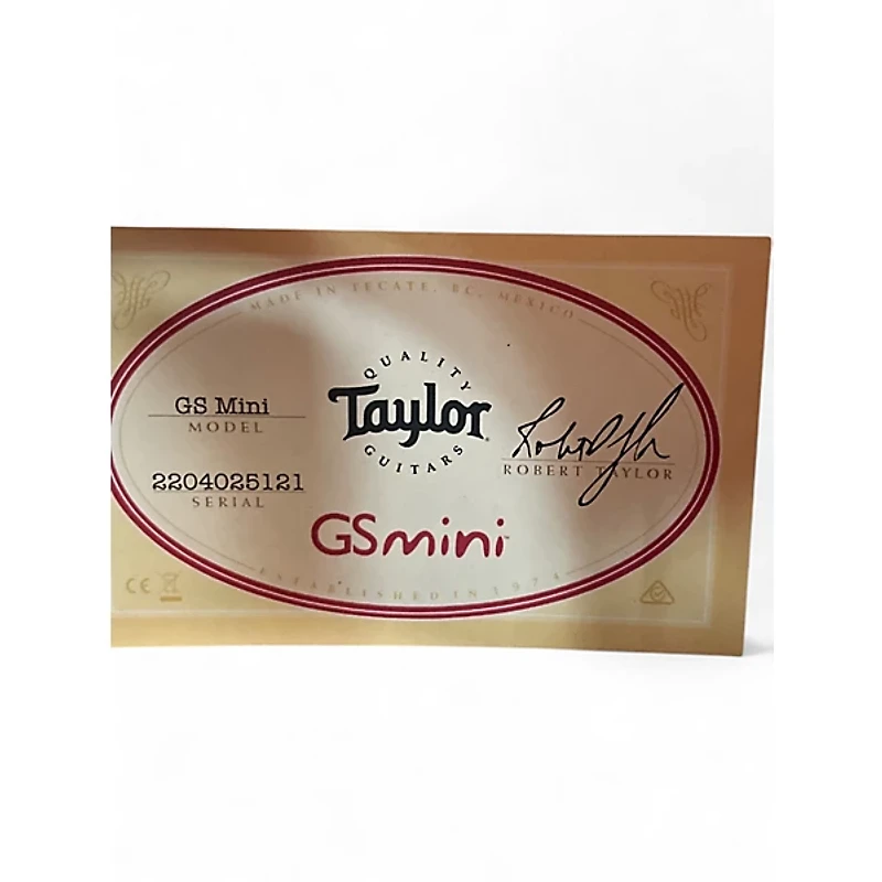 Used Taylor GS Mini Mahogany Natural Acoustic Guitar