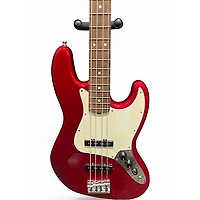 Used Fender American Professional Jazz Bass Candy Apple Red Electric Bass Guitar