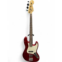 Used Fender American Professional Jazz Bass Candy Apple Red Electric Bass Guitar