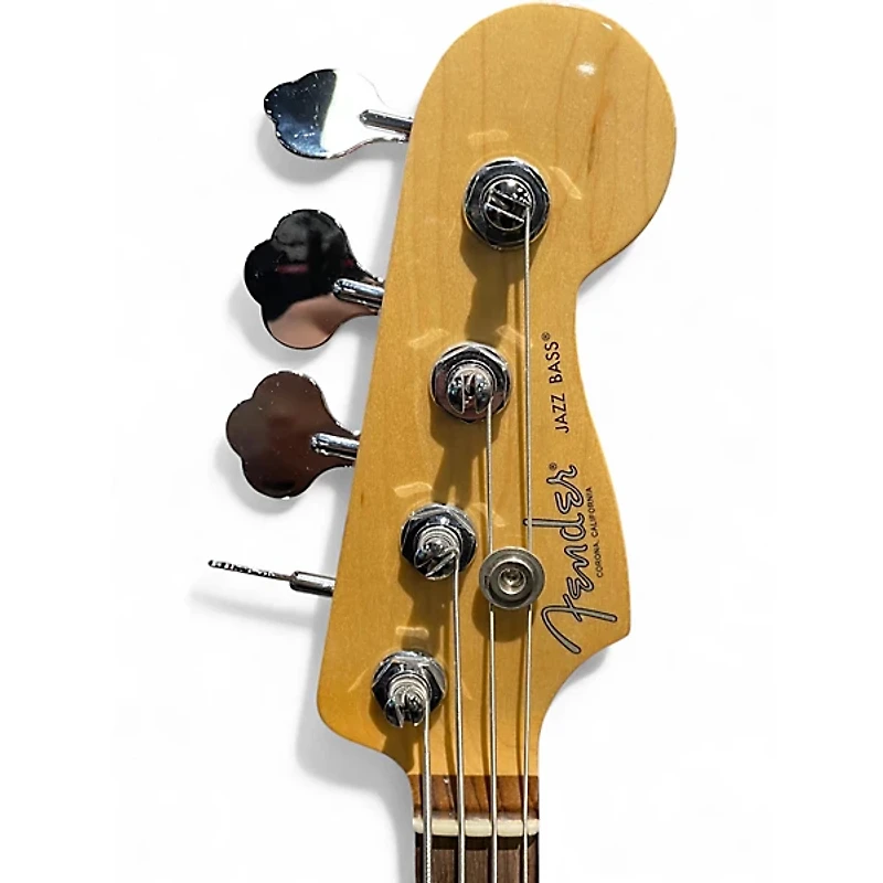 Used Fender American Professional Jazz Bass Candy Apple Red Electric Bass Guitar