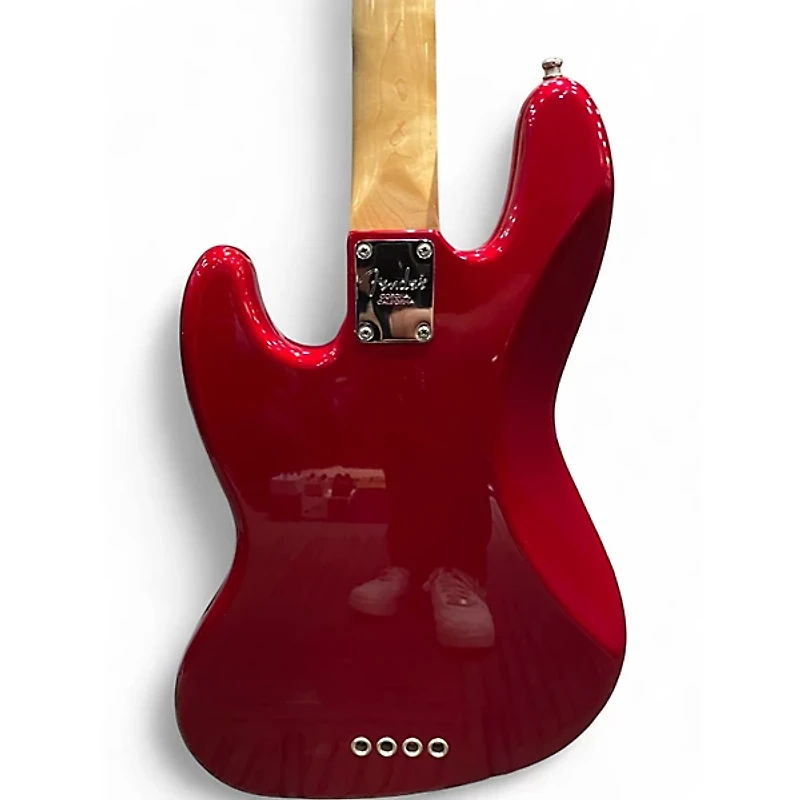 Used Fender American Professional Jazz Bass Candy Apple Red Electric Bass Guitar