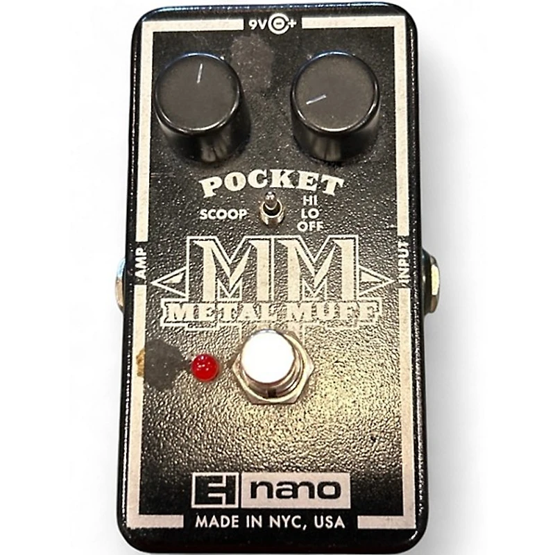 Used Electro-Harmonix Nano Pocket Metal Muff Distortion Effect Pedal