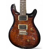 Used PRS SE Custom 24 Black Gold Solid Body Electric Guitar