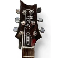 Used PRS SE Custom 24 Black Gold Solid Body Electric Guitar