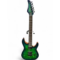 Used Schecter Guitar Research CR6 AQUA BURST Solid Body Electric Guitar