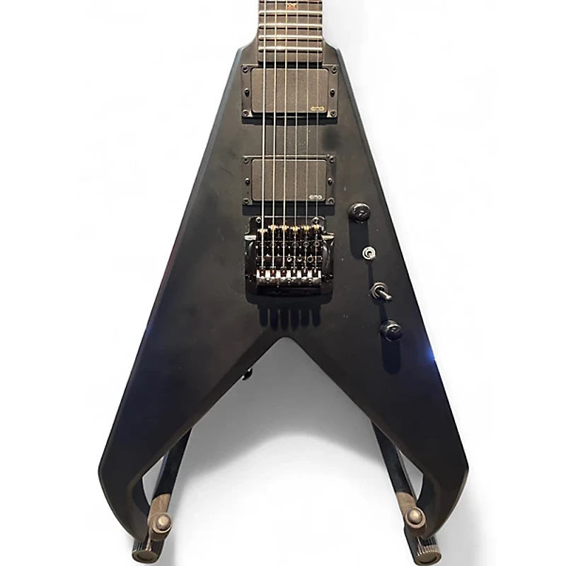 Used Dean Kerry King V Satin Black Solid Body Electric Guitar