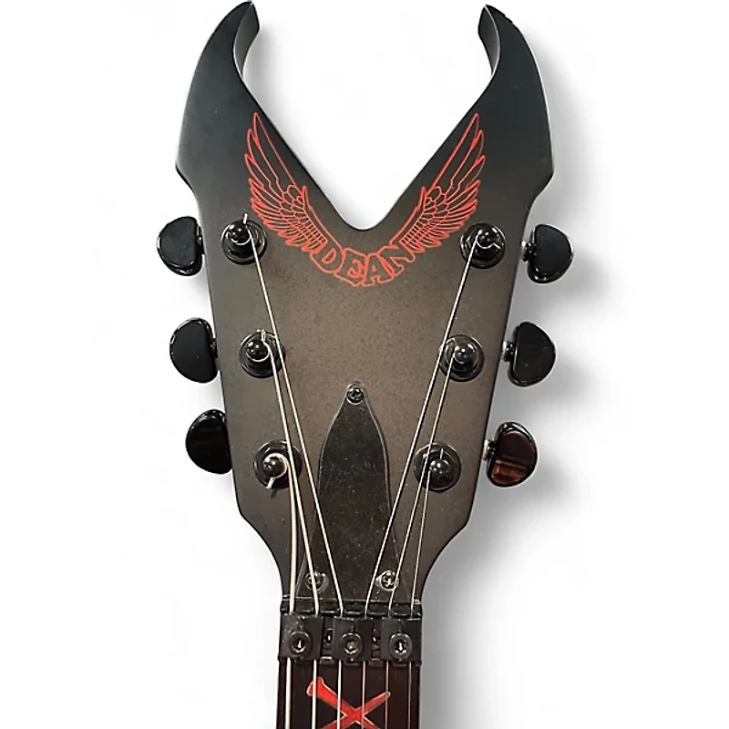 Used Dean Kerry King V Satin Black Solid Body Electric Guitar