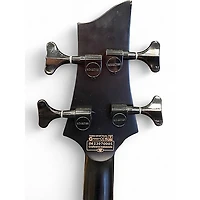 Used Schecter Guitar Research STILETTO STEALTH Black Electric Bass Guitar
