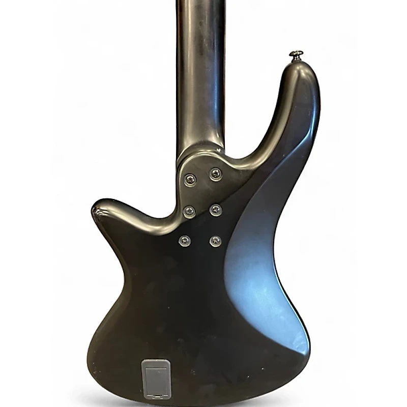 Used Schecter Guitar Research STILETTO STEALTH Black Electric Bass Guitar