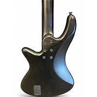 Used Schecter Guitar Research STILETTO STEALTH Black Electric Bass Guitar