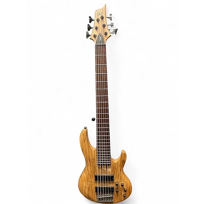 Used ESP LTD B206SM 6 String Natural Electric Bass Guitar