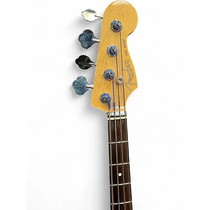 Used Fender American Standard Jazz Bass Black Electric Bass Guitar