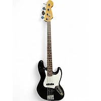 Used Fender American Standard Jazz Bass Black Electric Bass Guitar