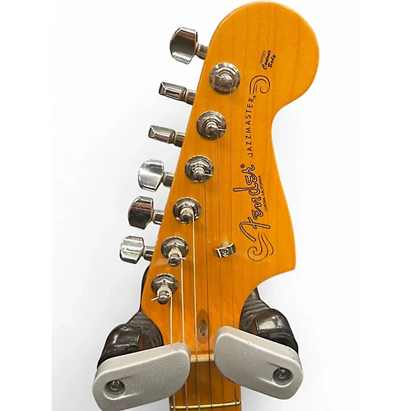 Used Fender american professional ii jazzmaster miami blue Solid Body Electric Guitar