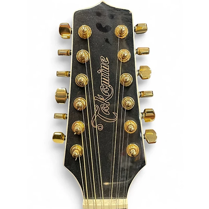 Used Takamine GD37CE12 Pearl White 12 String Acoustic Electric Guitar