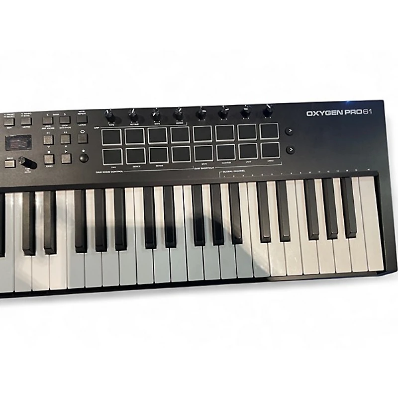 Used M-Audio Oxygen 61 Key MIDI Controller