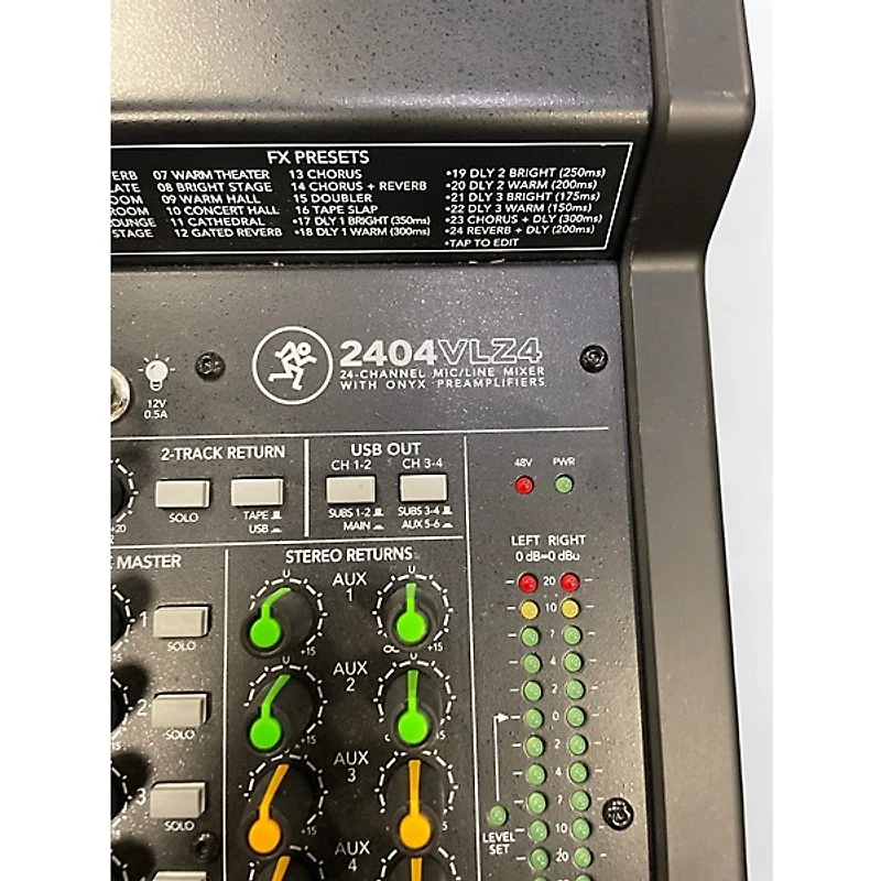 Used Mackie 2404VLZ4 Unpowered Mixer