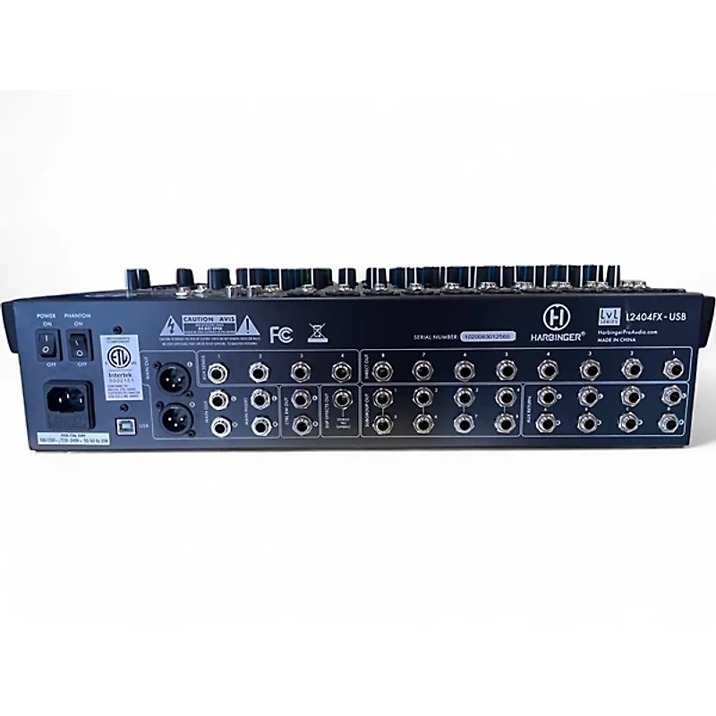 Used Harbinger L2404FX USB Unpowered Mixer